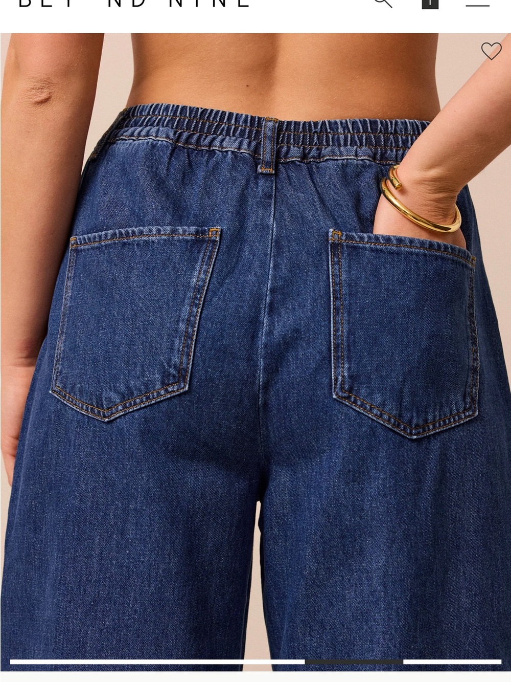 Beyond Nine Remi Jeans Mid Blue size XS - Picture 8 of 10